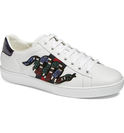 gucci snake print sneakers|Gucci snake sneakers women's.